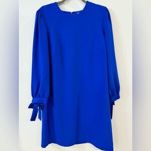 Ladies Banana Republic Size 12 Sapphire Blue shift Dress. Above Knee.